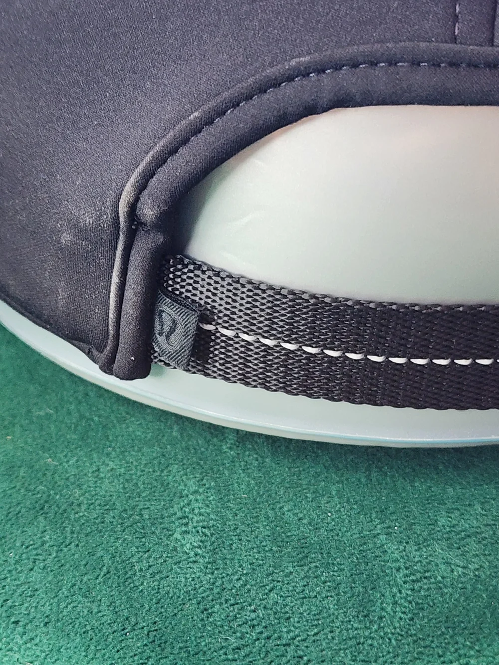 Black Cap with Reflective Visor